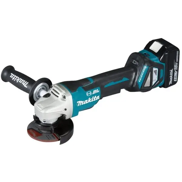 Máy mài góc dùng pin DGA414RTE Makita (2 pin 18V 5Ah, 1 sạc nhanh.)