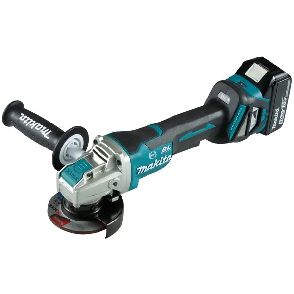 Máy mài góc dùng pin DGA418RTE Makita (2 pin 18V 5Ah, 1 sạc nhanh)