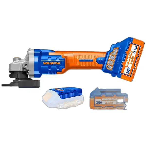 MÁY MÀI GÓC DÙNG PIN LITHIUM-ION 20V (KHÔNG CHỔI THAN) WADFOW WLAPM11