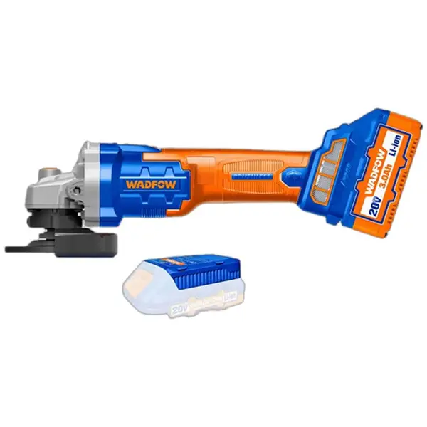 MÁY MÀI GÓC DÙNG PIN LITHIUM-ION 20V (KHÔNG CHỔI THAN) WADFOW WLAPM12