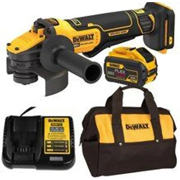 Máy mài góc pin 20V 100mm 800W 9000rpm Dewalt DCG405FP1 (1 Pin 5Ah & 1 Sạc)