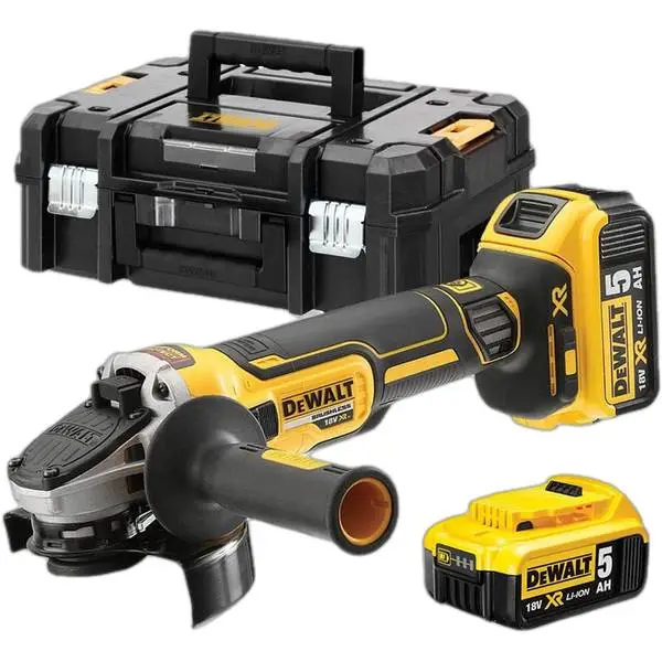 Máy mài góc pin Dewalt DCG405P2 125mm 1000W 9000rpm 18V 5Ah BL Motor