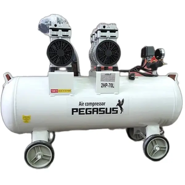 Máy nén khí giảm âm PEGASUS TM-OF550x2-70L