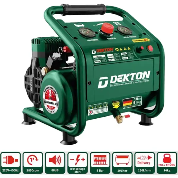 Máy nén khí không dầu 6L Dekton DK-AC2906PRO