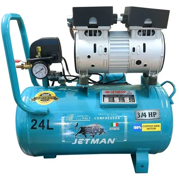 Máy nén khí không dầu Jetman JM-580 (rơle điện tử)