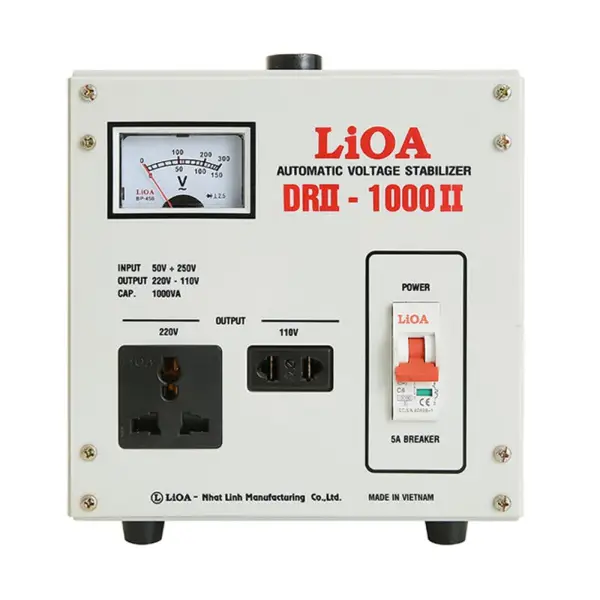 Máy Ổn Áp 1 Pha LIOA DRII-1000II