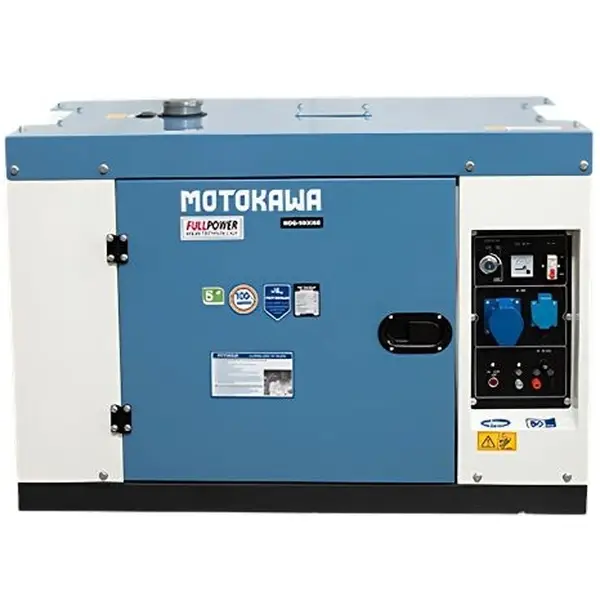 Máy phát điện cách âm HM MOTOKAWA MDG-9800SE (8.5KW, màu xanh)