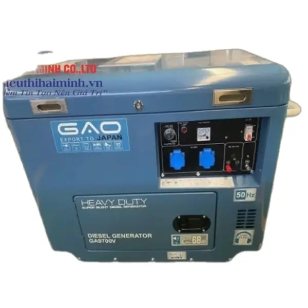 Máy Phát Điện Chạy Dầu 6.5KW GAO GA9700VN (Siêu cách âm)