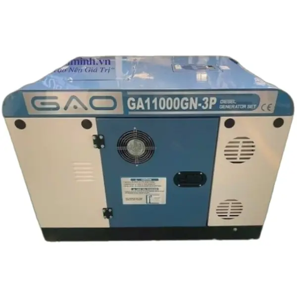 Máy Phát Điện Chạy Dầu 8.5Kw GAO GA11000GN-3 (3 Pha Siêu Cách Âm)