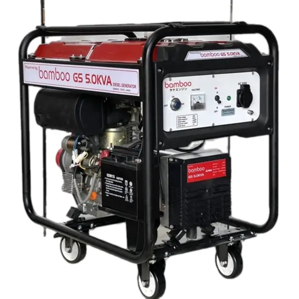 Máy phát điện chạy dầu Ba mboo BmB GS 5.0KVA
