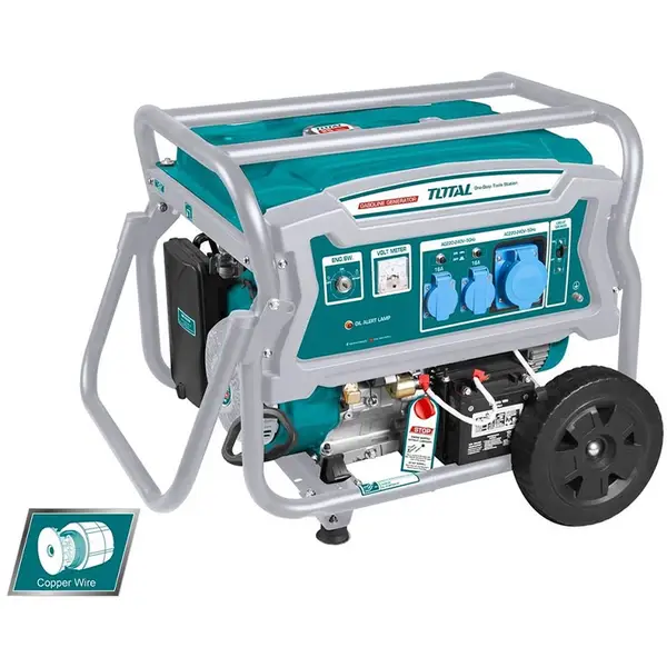 Máy phát điện chạy xăng 7, 5 KW Total TP175006