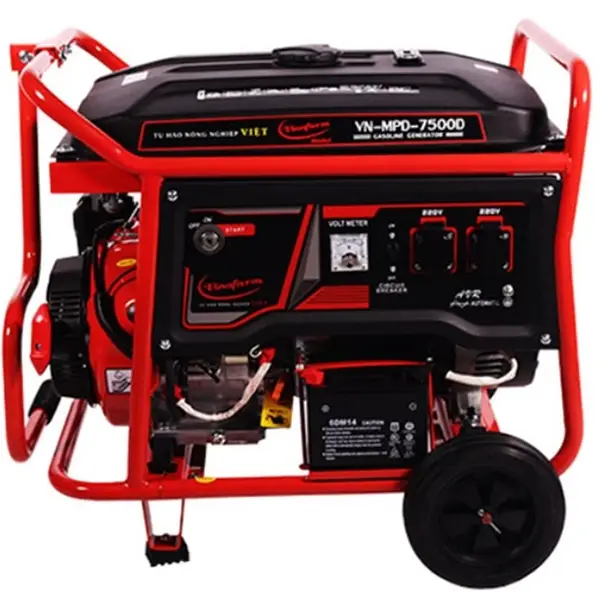 Máy phát điện chạy xăng Vinafarm VN-MPD-7500D (5Kw) có đề
