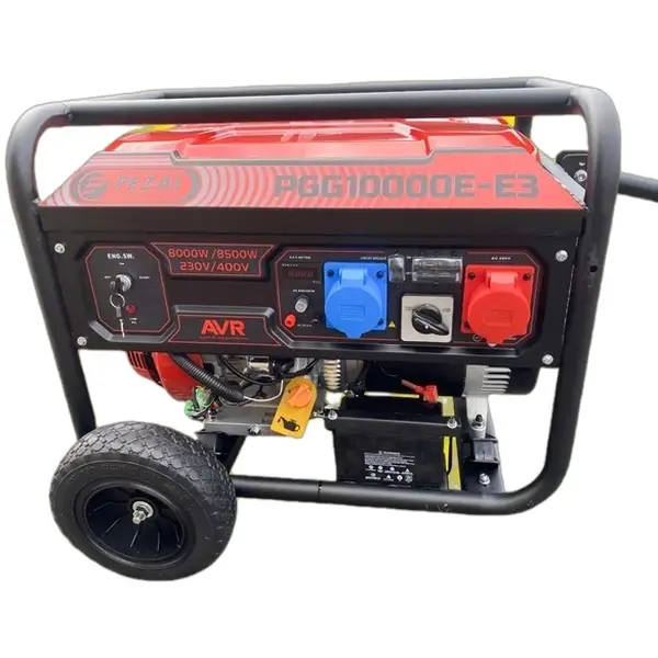 Máy phát điện có đề Pezal PGG 10000E-E3 (2 chức năng 1 pha và 3 pha)
