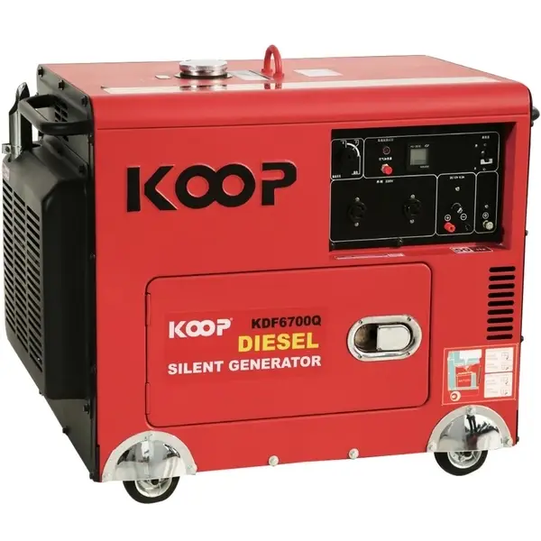 Máy phát điện Diesel siêu chống ồn Koop KDF 6700QQ