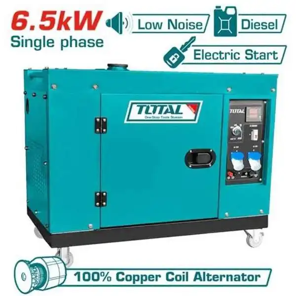 Máy phát điện dùng dầu 6.5kW TP265001 TOTAL