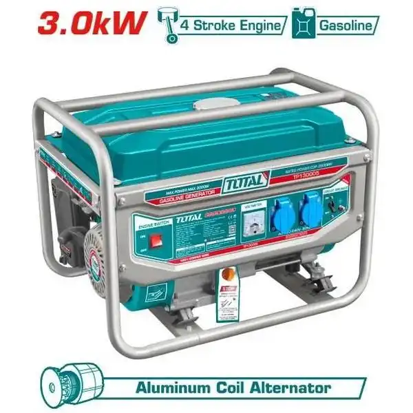 Máy phát điện dùng xăng BH 12 THÁNG TP130005 TOTAL