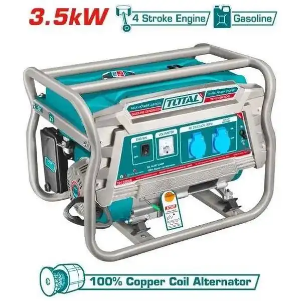 Máy phát điện dùng xăng BH 12 THÁNG TP135006 TOTAL