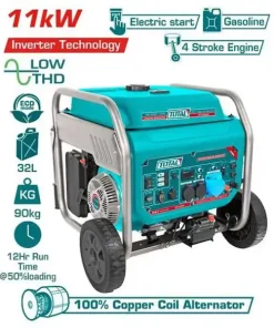 Máy phát điện dùng xăng biến tần 11KW TP3120001 TOTAL