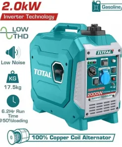 Máy phát điện dùng xăng biến tần 2.0KW TP523006 TOTAL