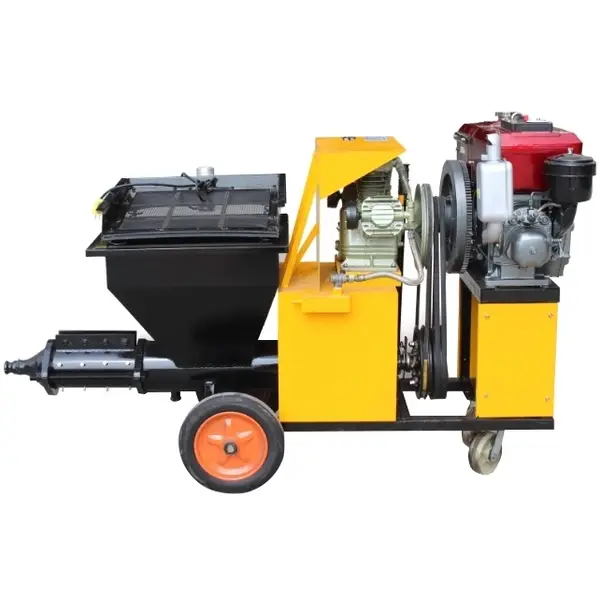 Máy phun vữa chạy diesel HM1 (Dầu)