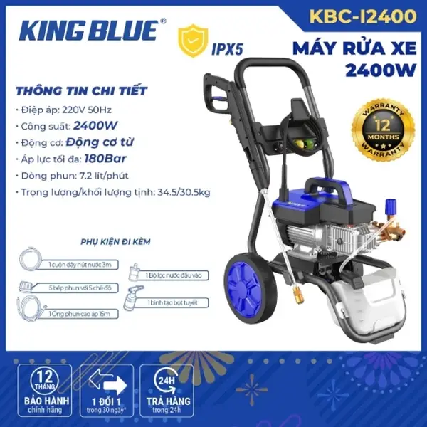 Máy rửa xe KingBlue KBC-I2400