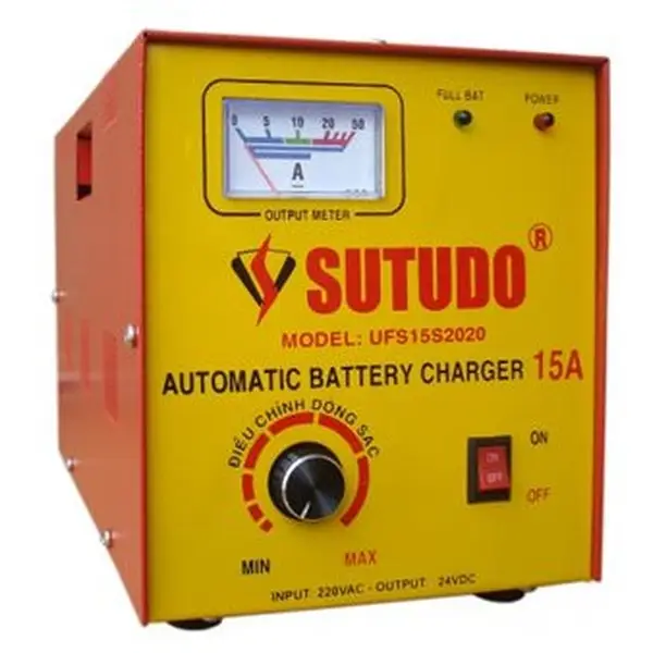 Máy sạc ắc quy Sutudo 15A (sạc vô cấp 12V)