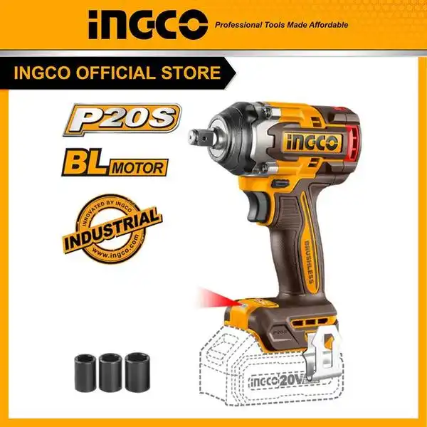 Máy Siết Bu Lông Dùng Pin 20V-500Nm (Không Kèm Pin Và Sạc) CIWLI20501 INGCO
