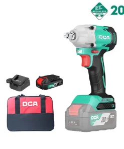 Máy siết bu lông dùng pin 20V DCA ADPB298DM (1 Pin 2.0 Ah & Sạc)