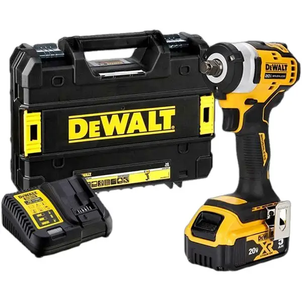 MÁY SIẾT BU LÔNG DÙNG PIN 20V DEWALT (đầu phe) DCF911P1 - Máy, sạc, 1pinx5Ah Vali