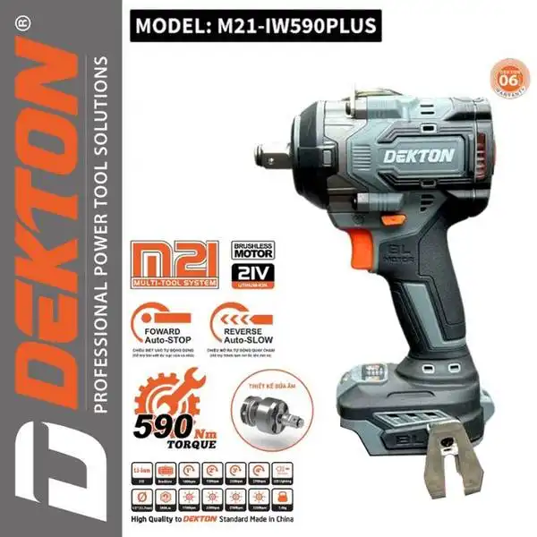Máy siết Bu lông pin Dekton M21-IW590PLUS