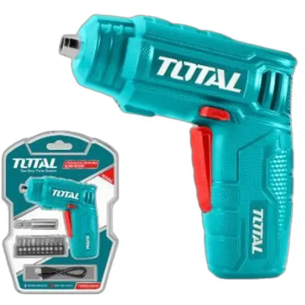 MÁY SIẾT VÍT DÙNG PIN 4V TOTAL TSDLI0402