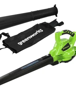 Máy thổi lá dùng pin 40V Greenworks GD40BV (2402207)