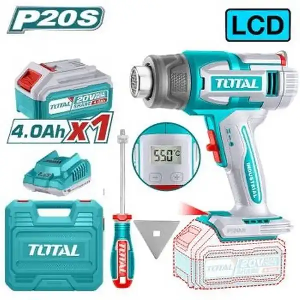 Máy thổi nhiệt dùng pin 20V TBLI20035 TOTAL
