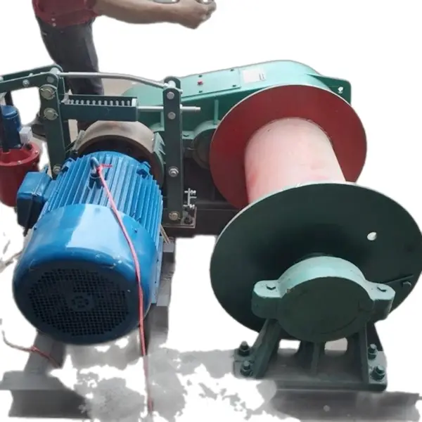Máy tời kéo mặt đất 5 tấn HM JK5 (phanh thủy lực) chưa cáp, tủ