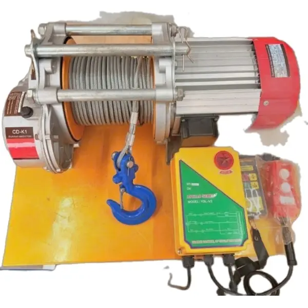 Máy tời vỏ nhôm có điều khiển từ xa CD-K1 750-1500
