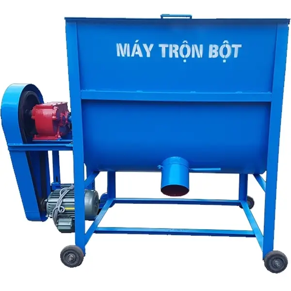 Máy trộn nguyên liệu nằm ngang sắt HM-150