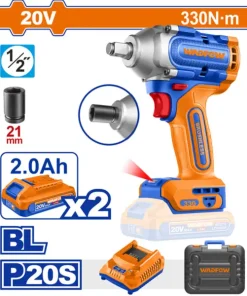 Máy vặn bu lông dùng pin 20V Wadfow WCD1B33 (2 Pin 2.0Ah, 1 Sạc)