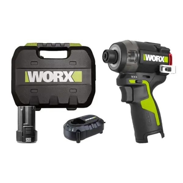 Máy vặn vít búa dầu dùng pin 12V Worx WU138.1 (1 Pin 2.0Ah, 1 Sạc)