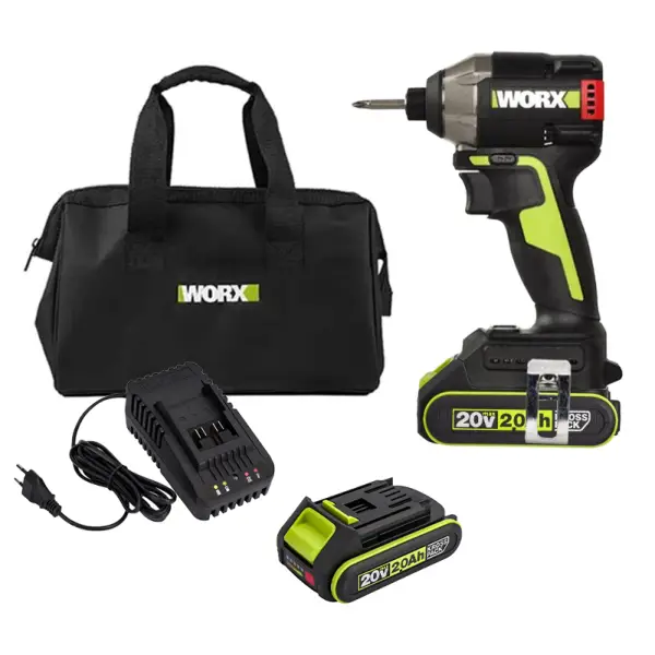 Máy Vặn Vít Dùng Pin 20V Worx WU291D.5 (2 Pin 2.0Ah, 1 Sạc)