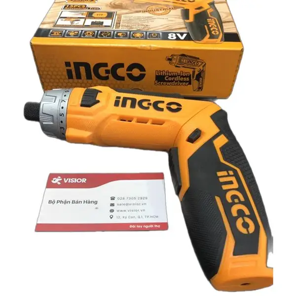 MÁY VẶN VÍT DÙNG PIN INGCO CSDLI0801 8V