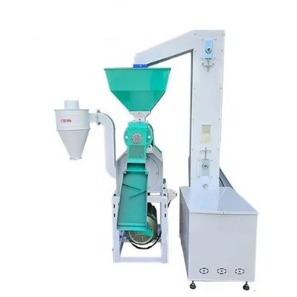 Máy xát gạo, trà trắng có gầu tải thóc HM1000G