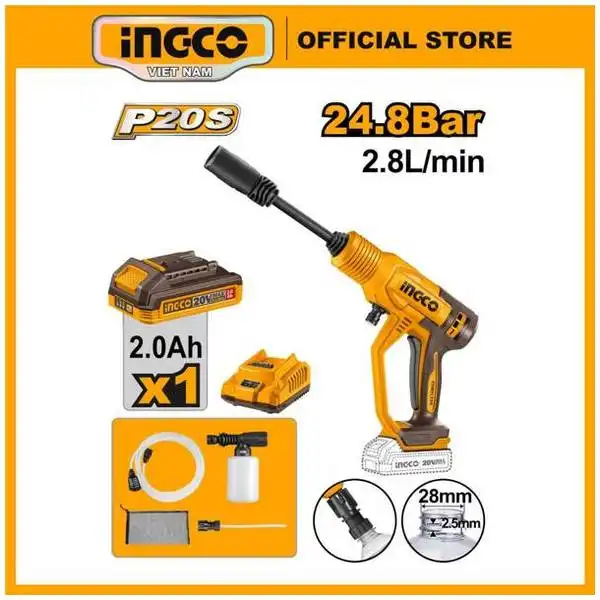 Máy xịt rửa dùng pin 20V INGCO CPWLI2036
