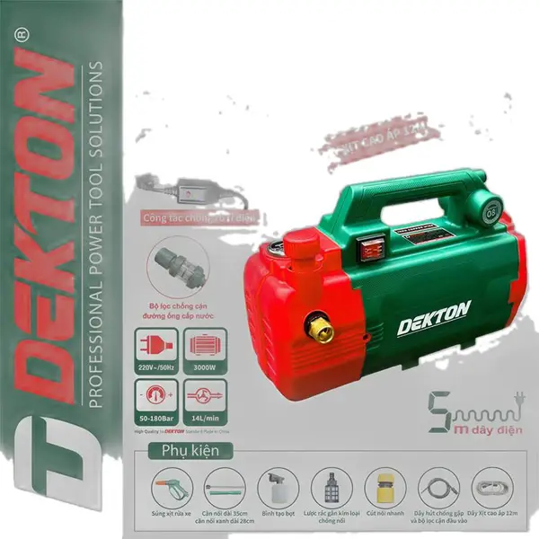 MÁY XỊT RỬA XE DEKTON DK-CWR3001PLUS