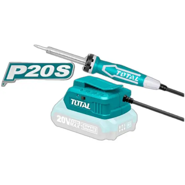 MỎ HÀN CHÌ TOTAL 40W DÙNG PIN 20V TSILI2001