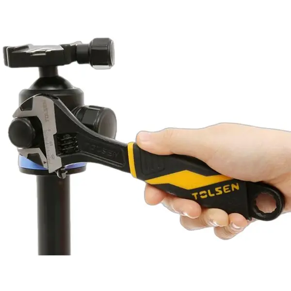 MỎ LẾCH CÁN NHỰA ĐEN 200mm 8 INCH TOLSEN 15309