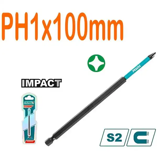 Mũi bắt vít PH1x100mm TACIM71PH1100 TOTAL