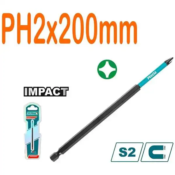 Mũi bắt vít PH2x200mm TACIM71PH2200 TOTAL