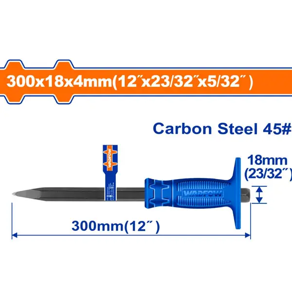 Mũi đục nhọn bê tông 18x300mm WadFow WCC1304