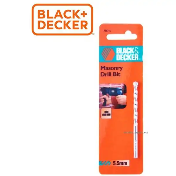 Mũi khoan bê tông 5.5mm Black & Decker A8674