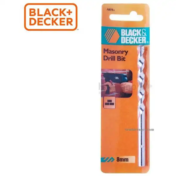 Mũi khoan bê tông 8mm Black & Decker A8678